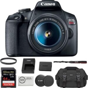 Canon EOS Rebel T7 DSLR Camera with 18-55mm Lens